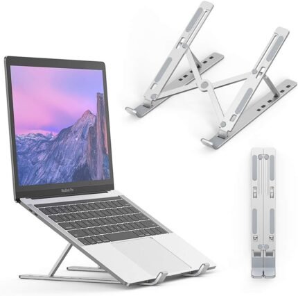 ستاند لابتوب ألومنيوم قابل للطي من 10 إلى 15.6 بوصة