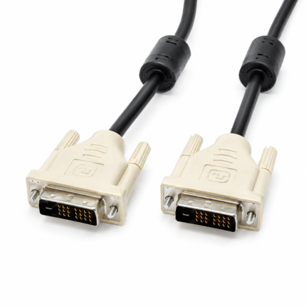 كابل DVI-D ذكر إلى ذكر – وصلة شاشة رقمية عالية الجودة