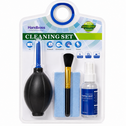 طقم تنظيف الأجهزة الإلكترونية والشاشات الاحترافي ماركة هاندبوس (Handboss Professional Cleaning Set)