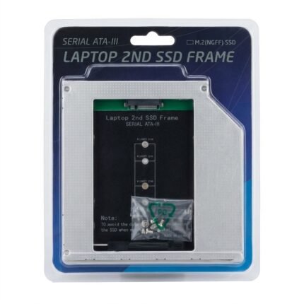 إطار تركيب هارد إضافي M.2 NGFF للابتوب مكان محرك الأقراص Serial ATA-III (Laptop 2nd SSD Frame) (كود 1125)