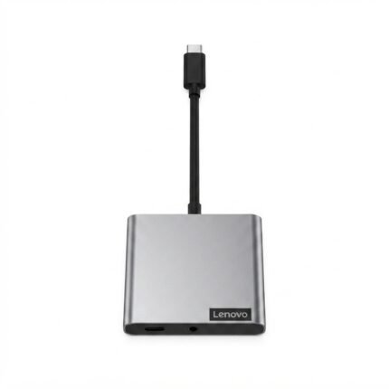 محول وهب لينوفو متعدد المنافذ تايب سي (Lenovo USB-C to HDMI/VGA/USB Multiport Adapter)