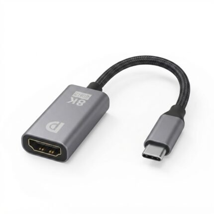 محول وعرض فيديو فائق الجودة - كابل تايب سي (Type-C) إلى ديسبلاي بورت (DisplayPort) - يدعم دقة 8K@60Hz و 4K - هيكل معدني متين